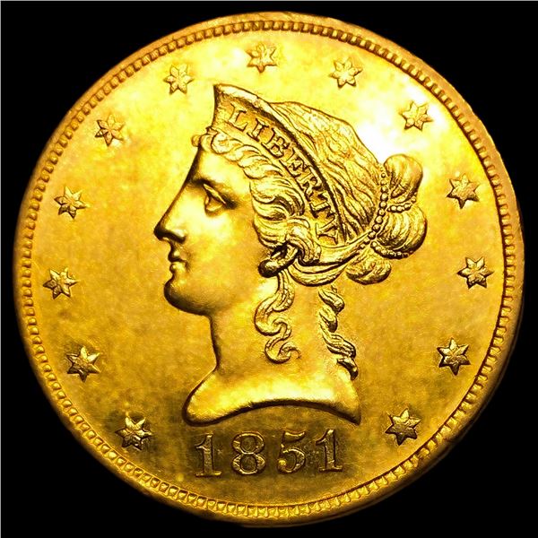 1851-O $10 Gold Eagle
