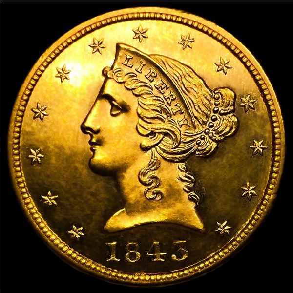 1843 $5 Gold Half Eagle