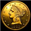 Image 1 : 1843 $5 Gold Half Eagle