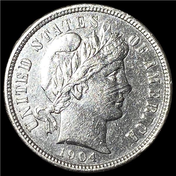 1904-S Silver Barber Dime CLOSELY  UNCIRCULATED