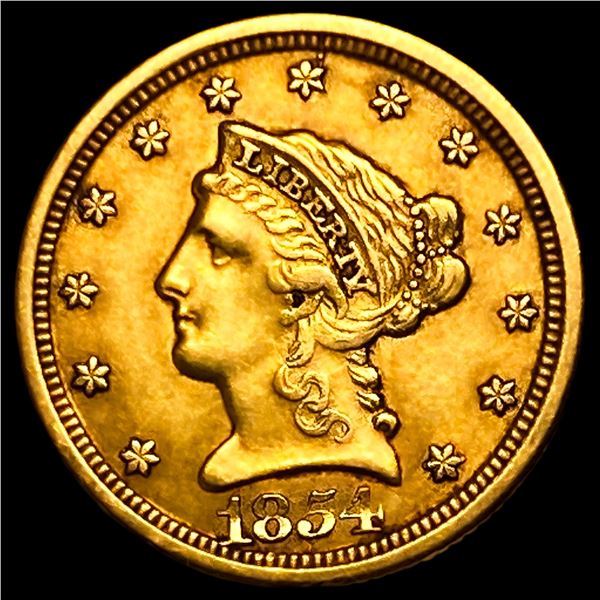 1854-O $2.50 Gold Quarter Eagle