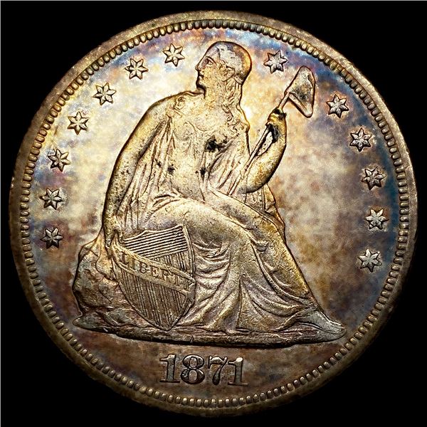 1871-CC Seated Liberty Dollar