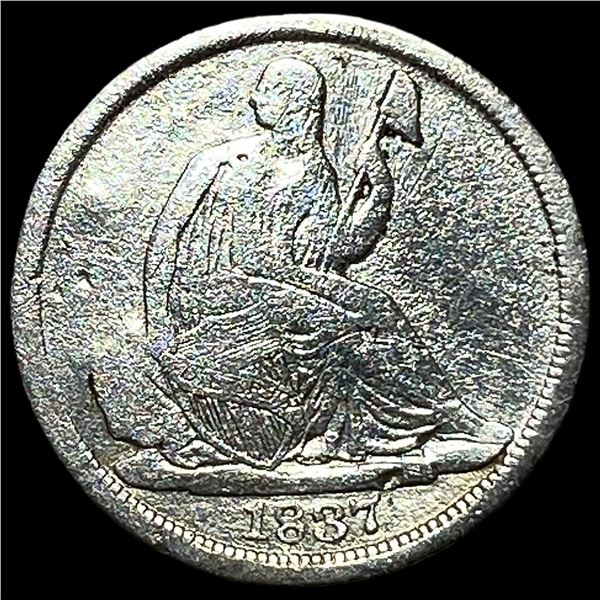 1837 Silver Half Dime (No Stars) HIGH GRADE