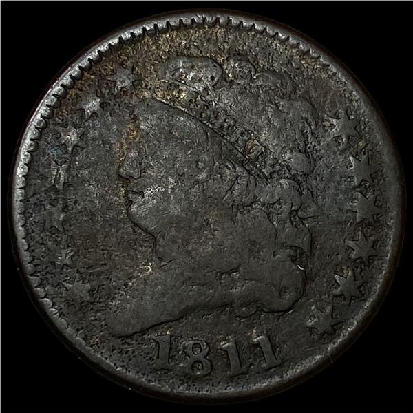 1811 Classic Head Half Cent LIGHTLY  CIRCULATED