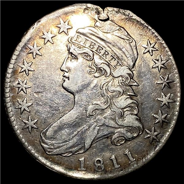 1811 Capped Bust Silver Half Dollar LIGHTLY  CIRCULATED