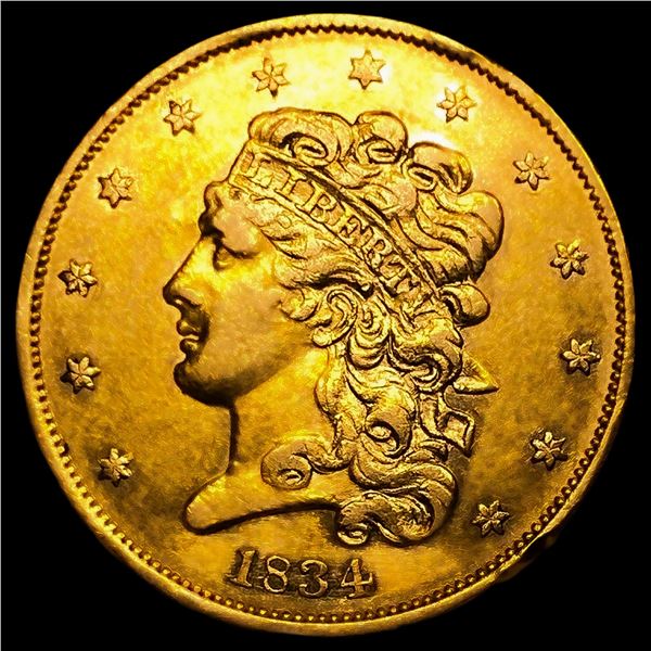 1834 $5 Gold Half Eagle