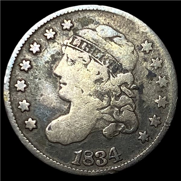 1834 Capped Bust Half Dime LIGHTLY CIRCULATED