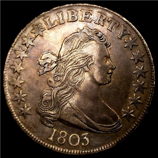 1803 Sm 3 Draped Bust Half Dollar