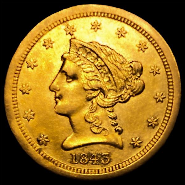 1843-O $2.50 Gold Quarter Eagle