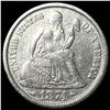 Image 1 : 1874 Silver Seated Liberty Dime ABOUT  UNCIRCULATED