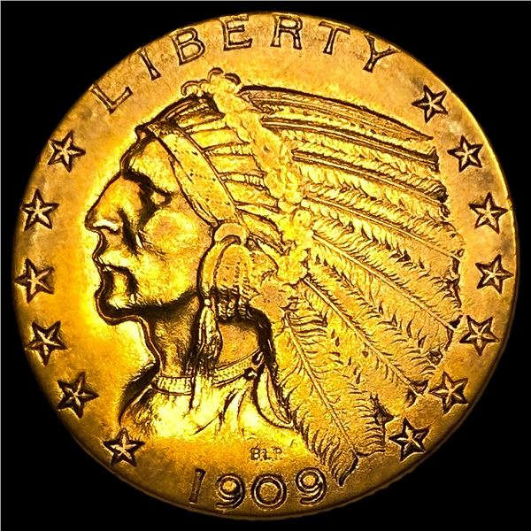 1909-O $5 Gold Half Eagle