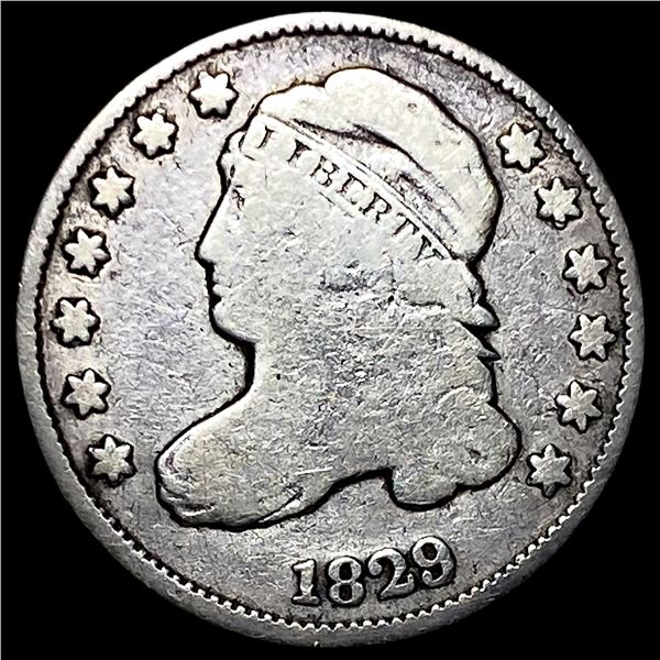 1829 Silver Capped Bust Dime LIGHTLY  CIRCULATED