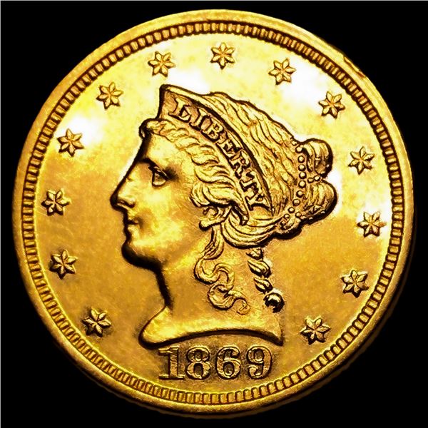1869 $2.50 Gold Quarter Eagle
