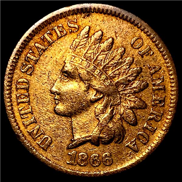 1866 Indian Head Cent CLOSELY UNCIRCULATED