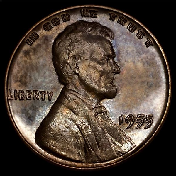 1955 DDO Wheat Cent