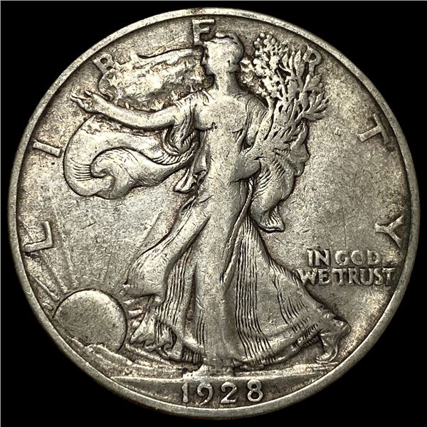 1928-S Silver Walking Liberty Half Dollar  CLOSELY UNCIRCULATED