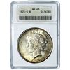 Image 1 : 1925-S Silver Peace Dollar ANACS MS63