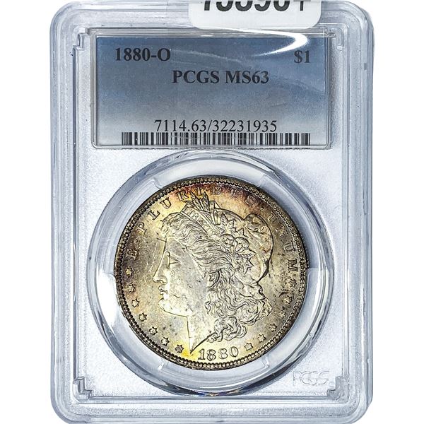 1880-O Morgan Silver Dollar PCGS MS63