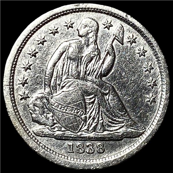 1838 Seated Liberty Dime UNCIRCULATED