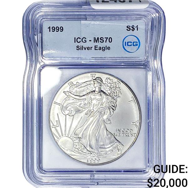 1999 Silver Eagle ICG MS70