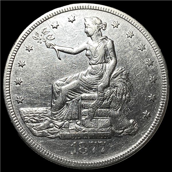 1877-S Silver Trade Dollar CLOSELY  UNCIRCULATED