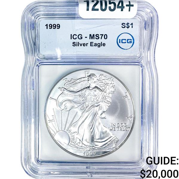 1999 Silver Eagle ICG MS70