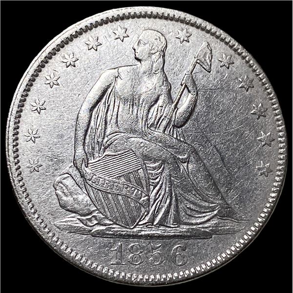 1856 Silver Half Dollar (Seated Liberty) HIGH  GRADE
