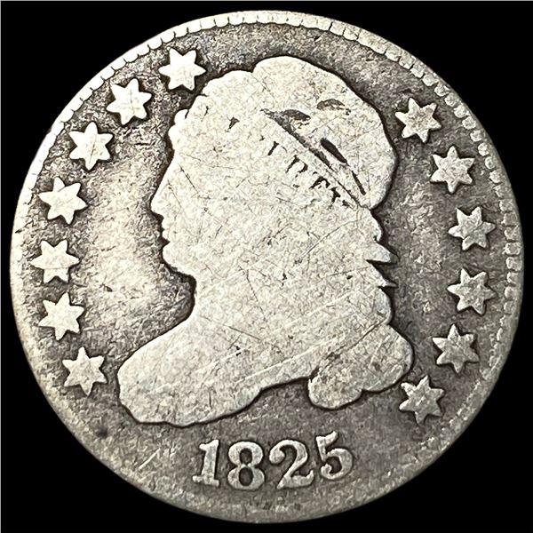1825 Silver Capped Bust Dime NICELY  CIRCULATED