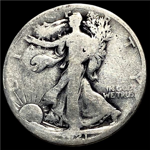 1921-S Silver Walking Liberty Half Dollar  NICELY CIRCULATED