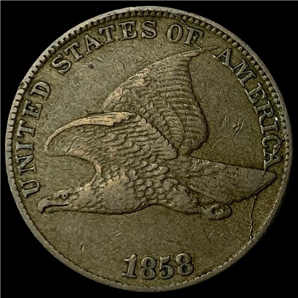 1858 Flying Eagle Cent CLOSELY UNCIRCULATED