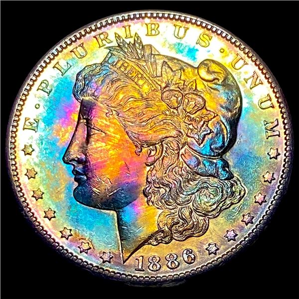 1886-S Silver Morgan Dollar CHOICE AU