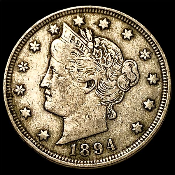 1894 Liberty Head Nickel LIGHTLY CIRCULATED