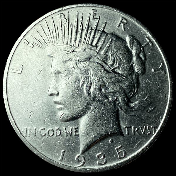 1935-S Silver Peace Dollar CLOSELY  UNCIRCULATED