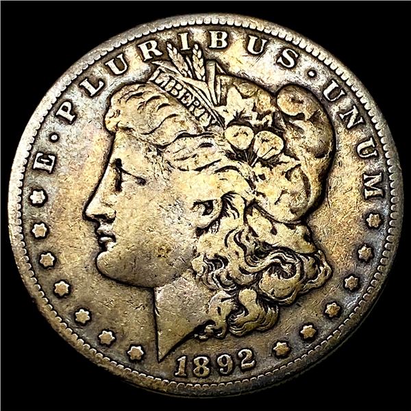 1892-S Silver Morgan Dollar LIGHTLY  CIRCULATED