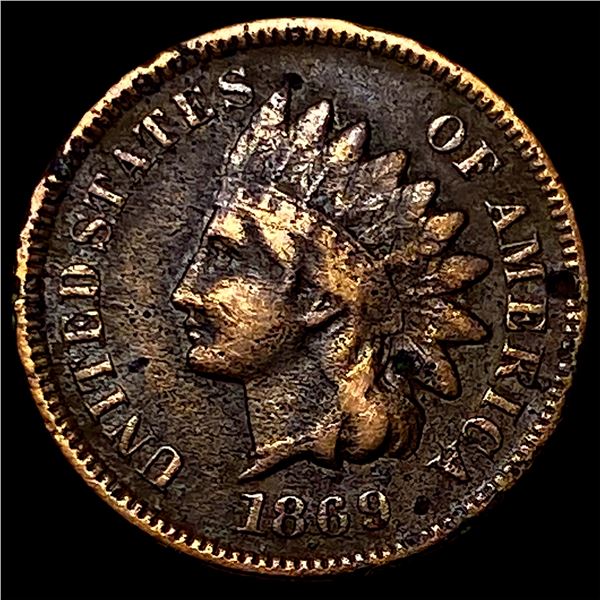 1869 Indian Head Cent CLOSELY UNCIRCULATED