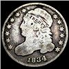 Image 1 : 1834 Silver Capped Bust Dime NICELY  CIRCULATED