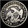 Image 2 : 1834 Silver Capped Bust Dime NICELY  CIRCULATED