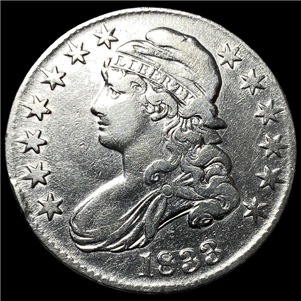 1833 Capped Bust Half Dollar CLOSELY  UNCIRCULATED