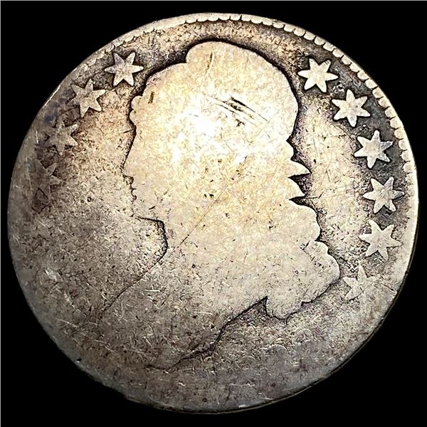 1820 Silver Capped Bust Half Dollar NICELY  CIRCULATED