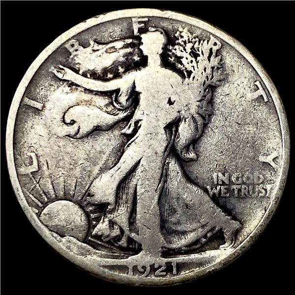 1921 Silver Walking Liberty Half Dollar  LIGHTLY CIRCULATED