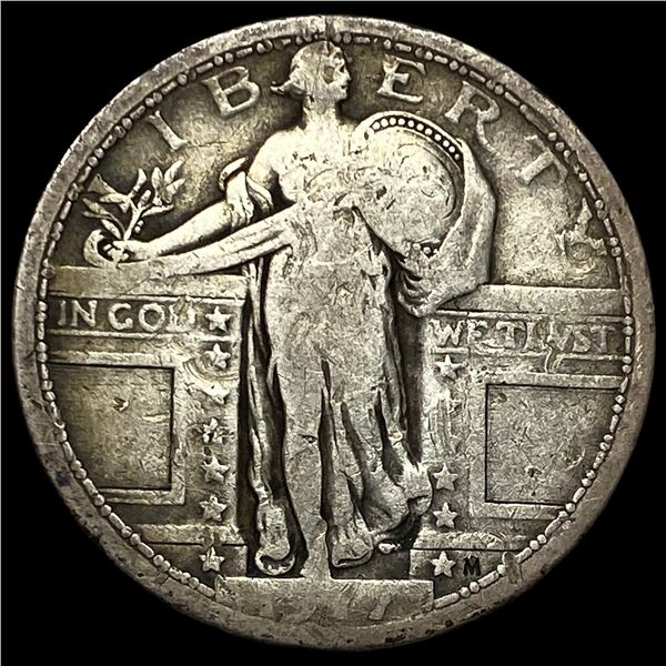 1917 Type 1 Standing Liberty Quarter ABOUT  UNCIRCULATED