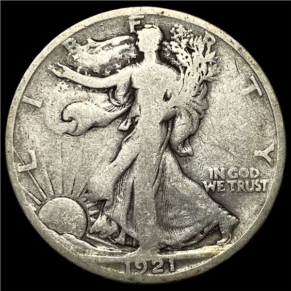 1921-S Silver Walking Liberty Half Dollar  NICELY CIRCULATED