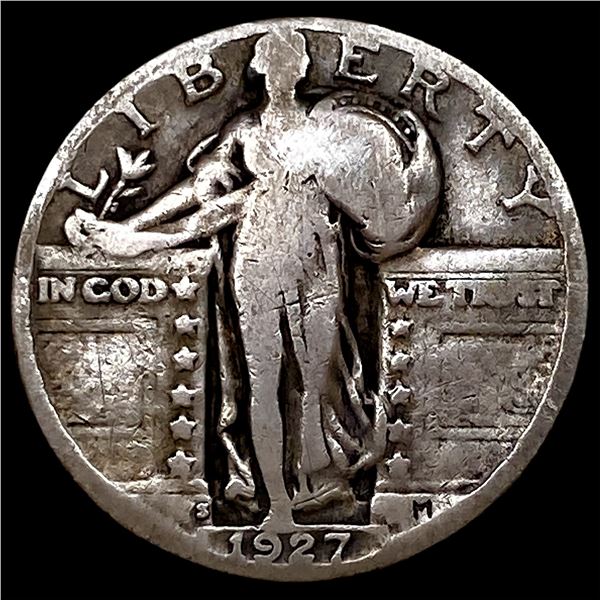 1927-S Silver Standing Liberty Quarter NICELY  CIRCULATED