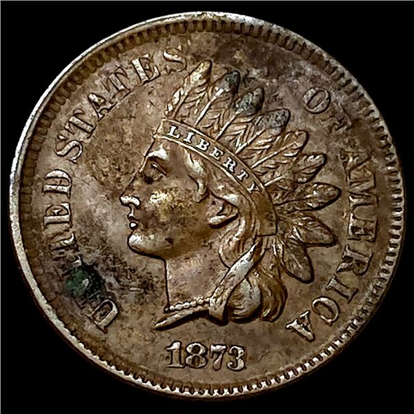 1873 Indian Head Cent CLOSELY UNCIRCULATED