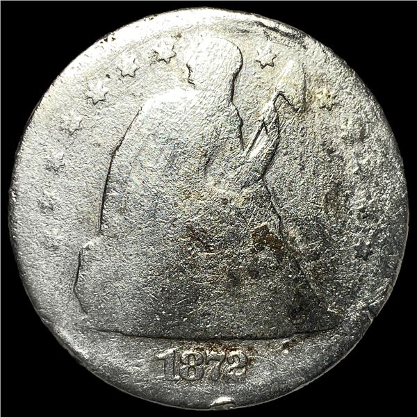 1872 Seated Liberty Half Dollar NICELY  CIRCULATED