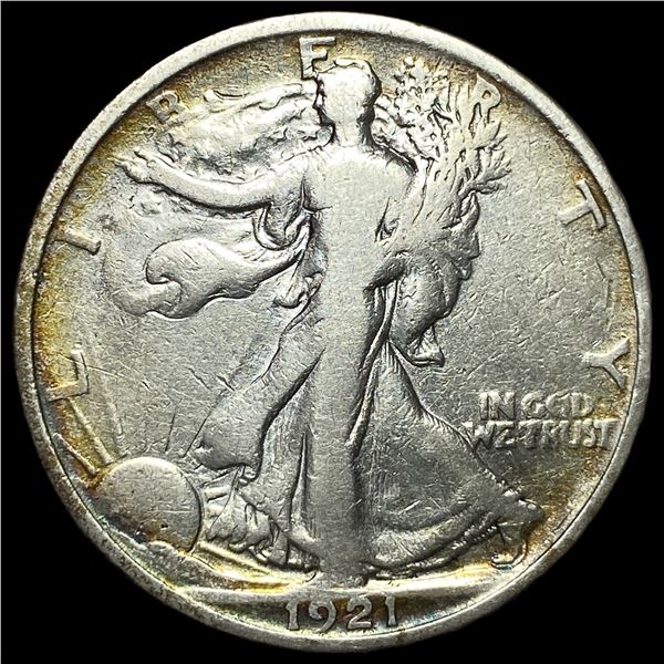 1921 Silver Walking Liberty Half Dollar  NEARLY UNCIRCULATED