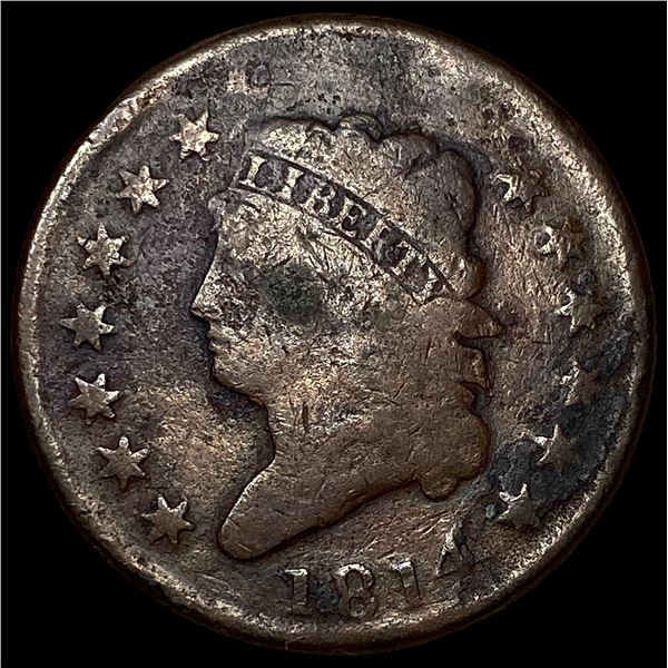 1814 Classic Head Large Cent NICELY  CIRCULATED