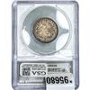 Image 2 : 1853 Seated Liberty Quarter SEGS AU50 Arrows&Rays