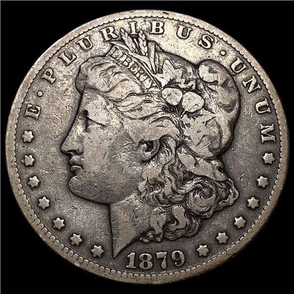 1879-CC Silver Morgan Dollar ABOUT  UNCIRCULATED