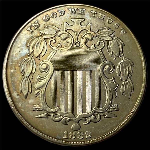 1882 Shield Nickel CLOSELY UNCIRCULATED